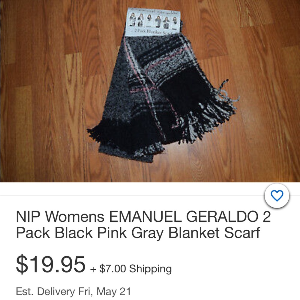 Emanuel Geraldo Blanket Scarf